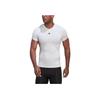 adidas Techfit Training Tee White Men Streetwear HK2335