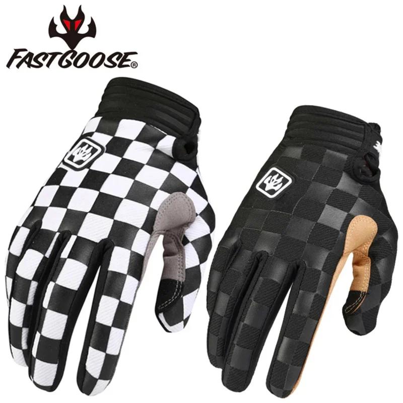 FASTGOOSE Motocross Dirtbike Accessories Racing Gloves Moto Cross BMX Outdoor Men Motorcycle Mountain Bike Cycling Work Glove