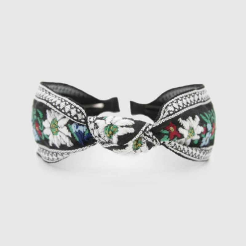 

ЛЕНТА ДЛЯ ВОЛОС LALA Богемное Импортное Кружево - D Зеленый FREE