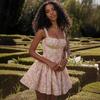 Elegant Floral French Holiday Dress for Women - High-End Fashion, Hot Selling, and Perfect for Any Occasion.