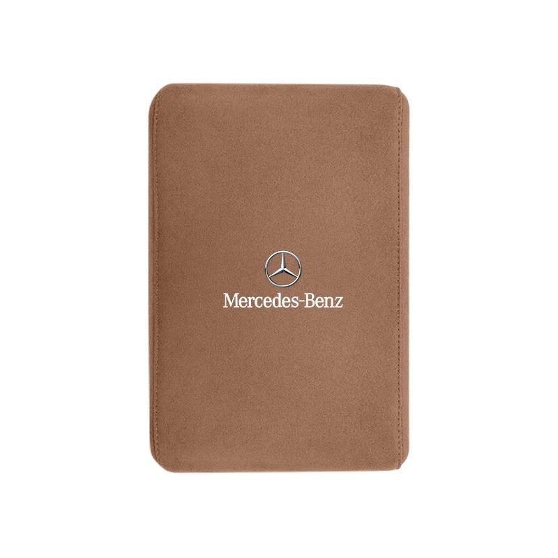 GLC GLB Car Armrest Box Heighten Mat Suede Hand Pad For Mercedes Benz AMG GLC W203 W206 W220 W205 W211 W212 W201 W210 W108 W168