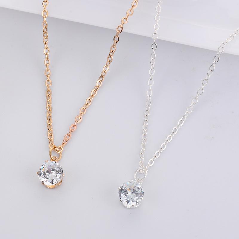 European and American Fashion Zirconia Crystal Necklace