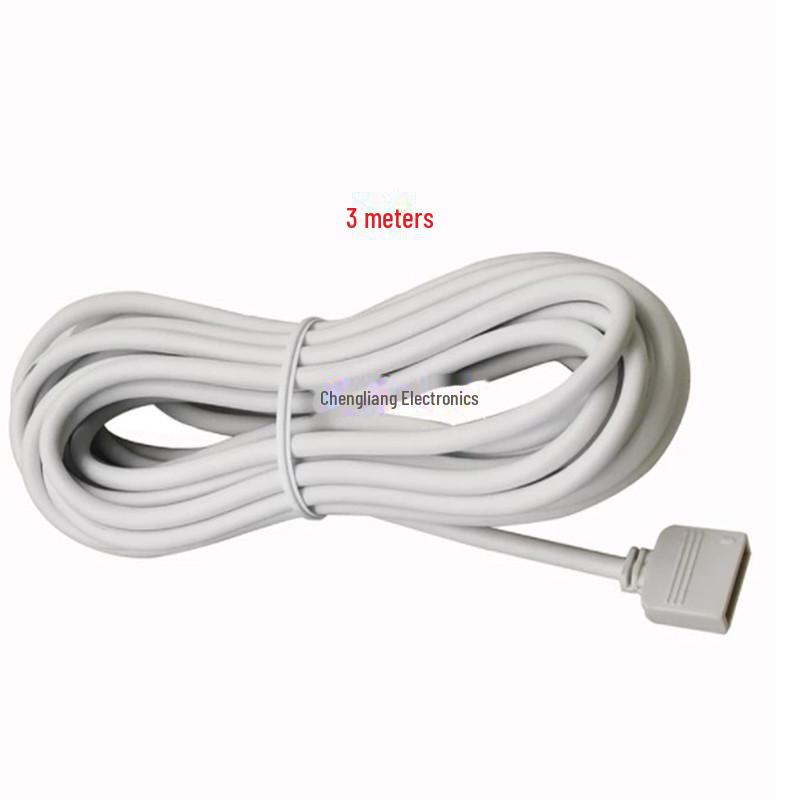 LED RGB Light Strip Extension Cable - 1M Double-Ended Female Connection with Colorful LED4P1M Injector