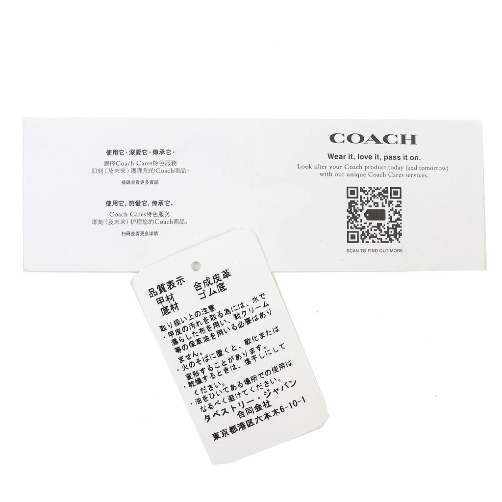 Excellent COACH short boots Lead Booties Side gore ankle boots black 6.5 CM588 Used