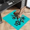 1pc V-VOLCOM LOGO5 Print Area Rug - Soft, Washable Non-Slip Indoor Mat for Office Chairs, Living Room, Home Office Decorative Rug
