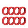 8PCS/Set Suitcase Parts Axles Travel Luggage Caster Shoes Silicone with Silent Sound Luggage Wheels Protector Reduce Noise