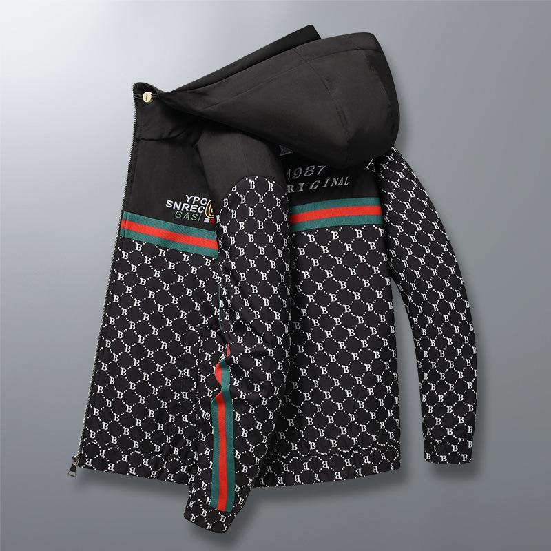 

Куртка Новая весенне-осенняя тенденция Повседневная молодежная куртка с капюшоном M