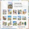 Yi Niao Ladder Theme Scenery Sticker Pack: 15 Sheets, 6 Styles