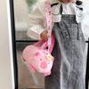 Soft Panda Crossbody Bag PP Cotton Cartoon Animal Handbag Phone Bag Plush Doll Shoulder Bag  Women