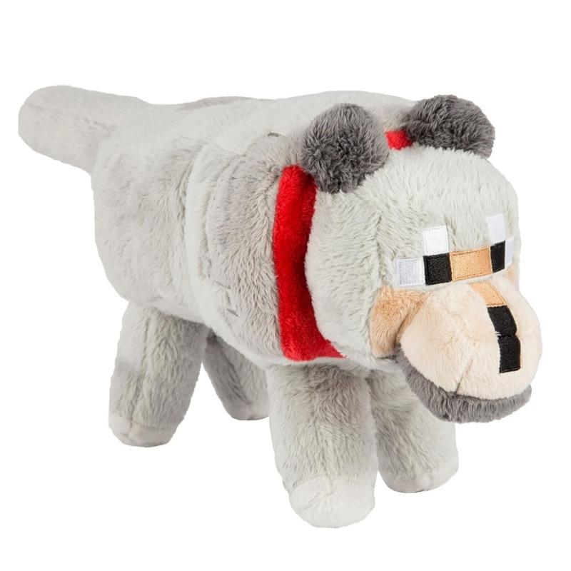 Minecraft Dog Plush Toy 35x22cm Multicolor Soft Cuddly Official Licensed Kids Companion