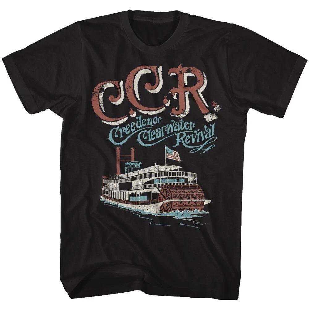 Creedence Clearwater Revival - Riverboat - American Classics - Black Front Print 110