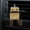 Wood Essential Oil Fragrance Expander Hand Made Car Mounted Perfume Robot Fragrance Bottle  Car