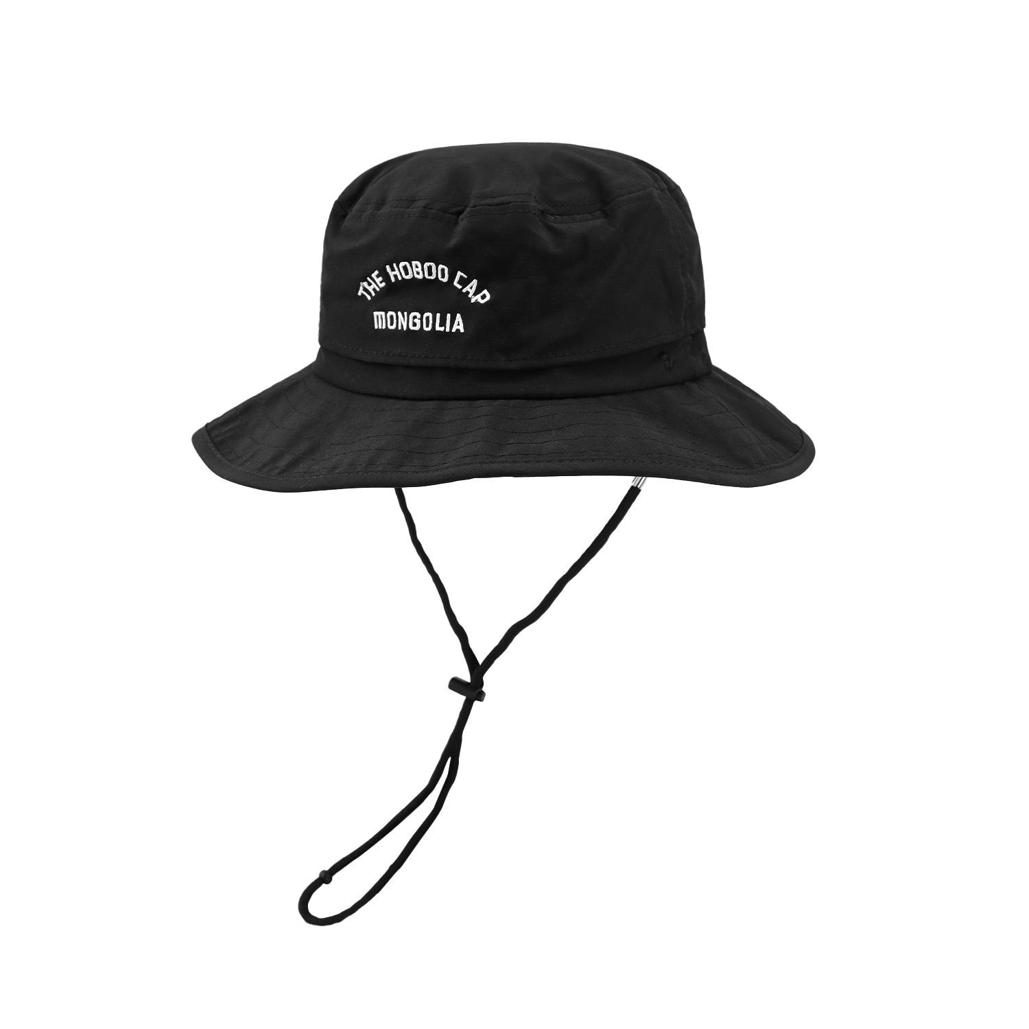 

Большие поля для скалолазания, женская шляпа от солнца, мужская шляпа для кемпинга, защита от солнца, рыболовная шляпа для детей, весна и лето чёрный