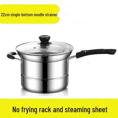 Wutuo 22cm Edelstahl Multifunktions-Topfset