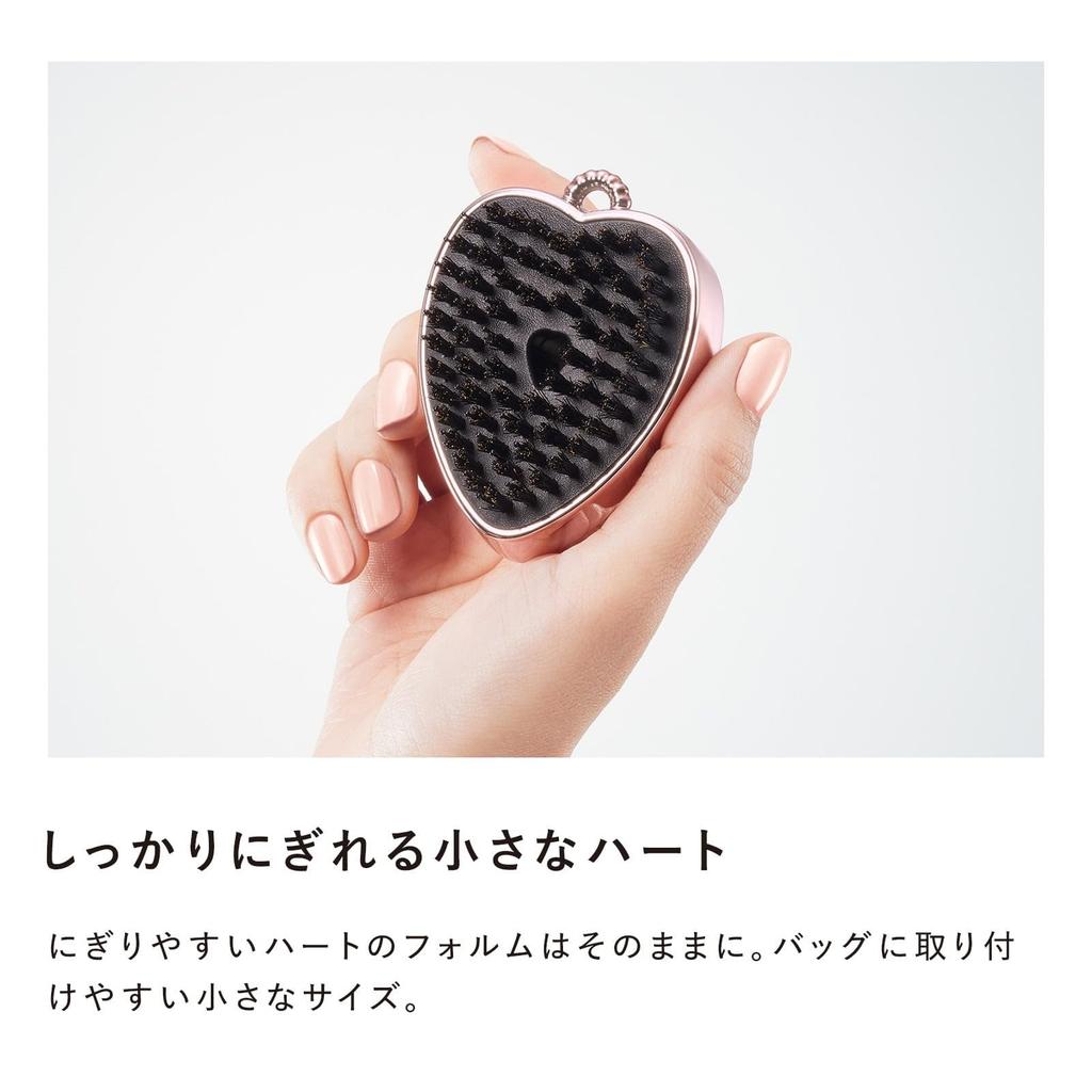 Store ReFa HEART BRUSH charm with shopping bag New Model [Official Exclusive] (M Purple)