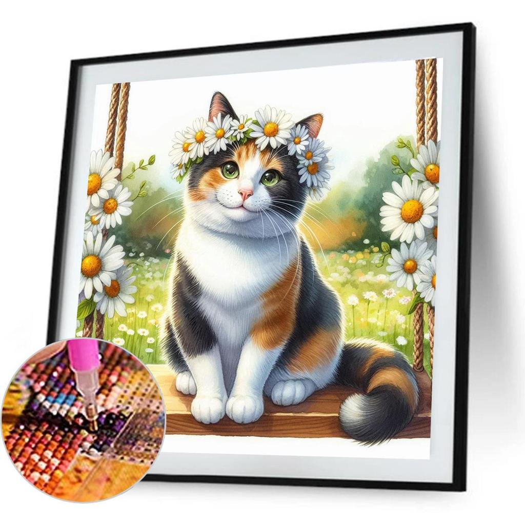 Animal Series Diamond Art Kits for Home Wall Decor Round Full Drill Dimond Art Paintings Diamond Dots Gem Art 15.75 X15.75 In