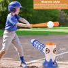 Kids Baseball Pitching Machine Independent Training Simple Operation Auto Release Battery Powered Baseball Trainer Sports Supplies