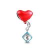 Newest Beautifulcopper An Arrow Pierces Heart Pendant Fit Original Diy Bracelet Necklace Valentine'S Day Accessories Gift
