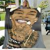 Legend Star Hip Hop Art Rapper Soft Plush Blanket,Flannel Blanket Throw Blanket for Living Room Bedroom Bed Sofa Picnic Cover