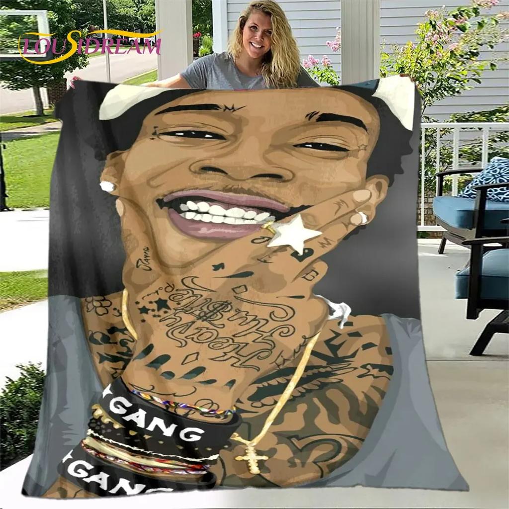 Legend Star Hip Hop Art Rapper Soft Plush Blanket,Flannel Blanket Throw Blanket for Living Room Bedroom Bed Sofa Picnic Cover