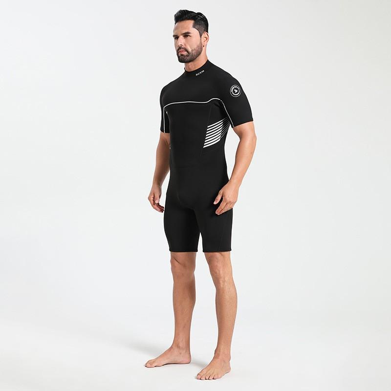 ZCCO 3mm Neoprene Short Sleeve Wetsuit Men Women Thermal Insulated Diving Surfing Snorkeling Suit Spring Fall Summer Use