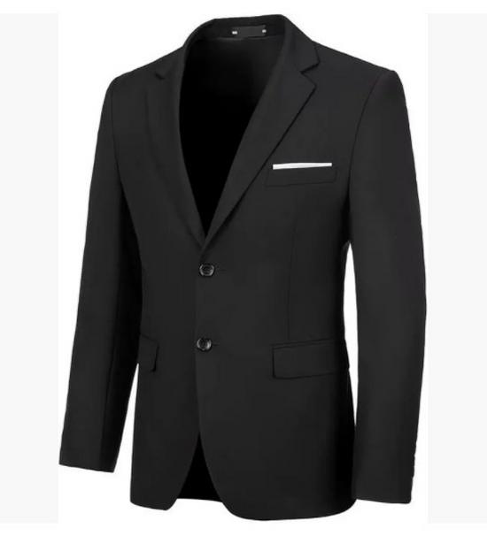 2025 Men's European American Casual Suit Set: Two-Piece Trousers & Jacket for Weddings and Banquets