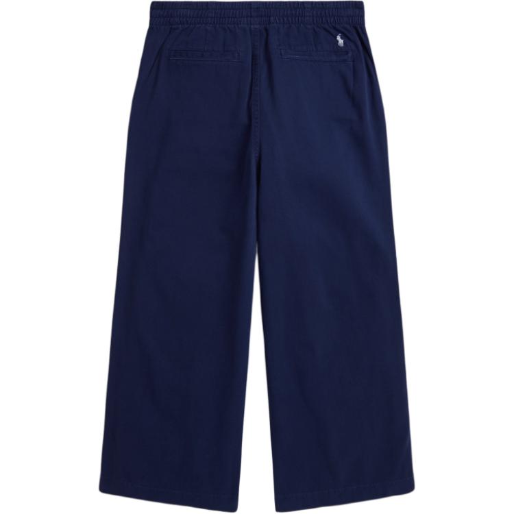 

Polo Ralph Lauren Однотонные брюки кэжуал с широкими штанинами и боковым карманом на молнии Детские низы Темно-синий CWPOPNTG4G20102-410 S