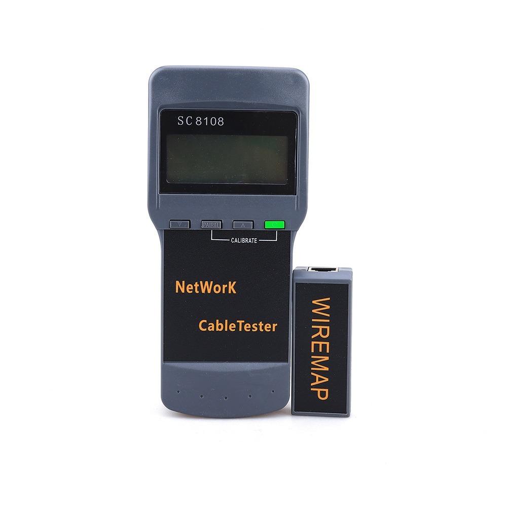 Kabeltester, Nettverk LAN Lengde Telefonkabel Lokasjonstester Måler Måling, SC8108 RJ45, Batteridrevet (Ikke inkludert)