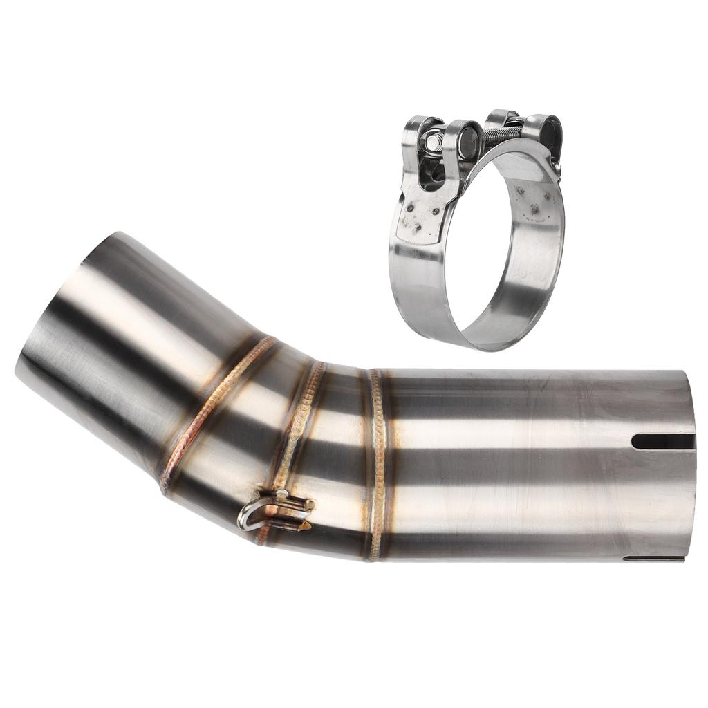 60.5mm Exhaust Mid Pipe Stainless Steel Modification Replacement for Ducati 959 Panigale V2