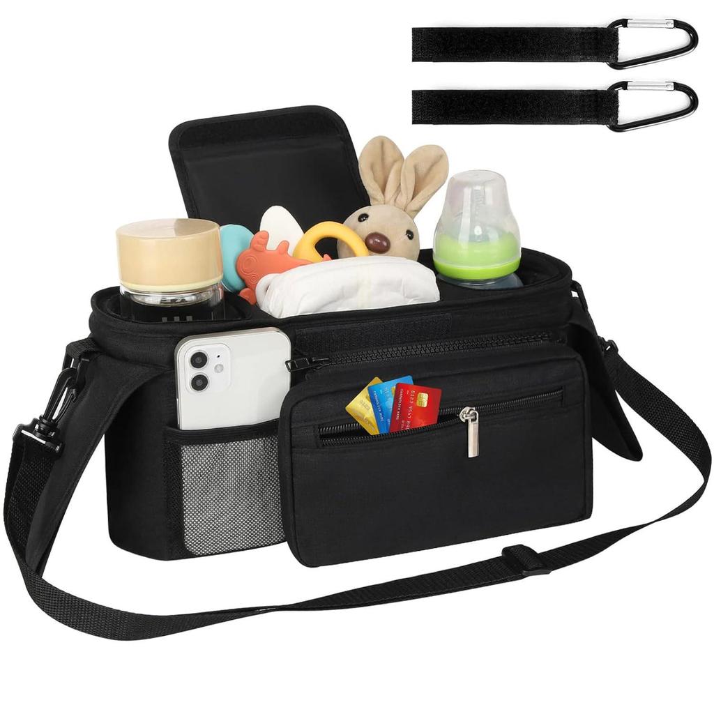 Universal Stroller Hanging Organizer: Versatile Baby Stroller Handbag and Mommy Crossbody Storage