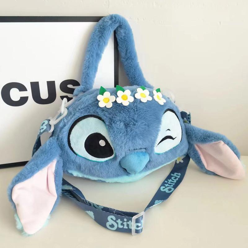 Lilo Stitch Plys Tegneserie Rygsæk Til Piger Med Lynlås Og Lomme Til Afslappet Rejse