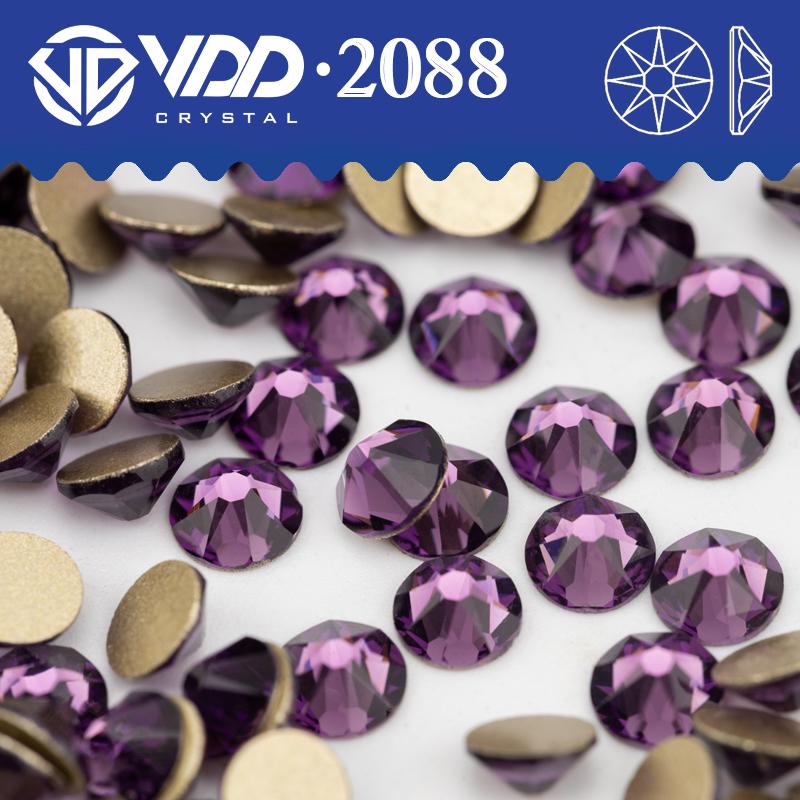 VDD SS16-SS30 High Quality 2088 Rhinestones Crystal Flatback 8 Big 8 Small 16cut Stones for DIY Crafts Nail Art Decoration