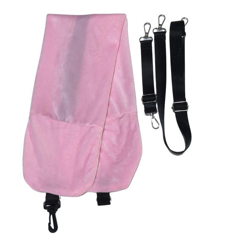Refillable Travel Neck Pillowcase with Explosion-Proof Zipper and Storage Bag for Airplane Pillow or Clothing