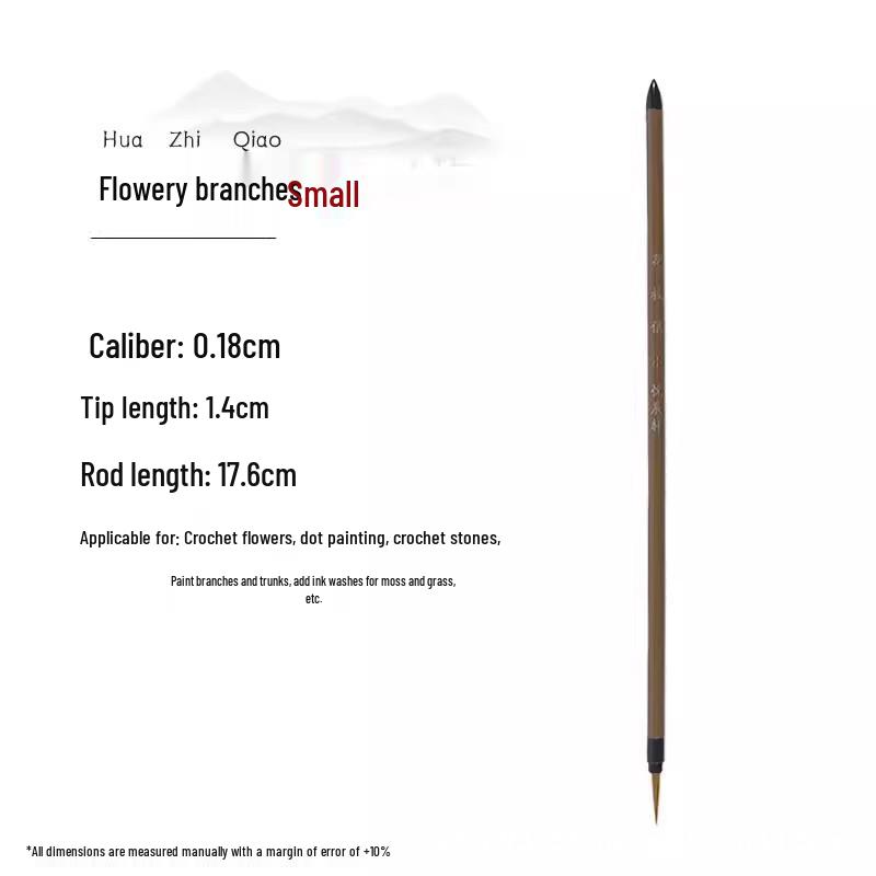Chinese Painting Brush Set: Wolf Hair Line Drawing Brushes for Gongbi, Flower, and Bird Art