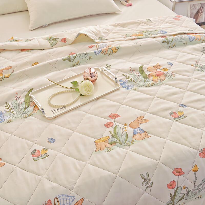 Lan Ruoting All-Season Floral Lightweight Quilt