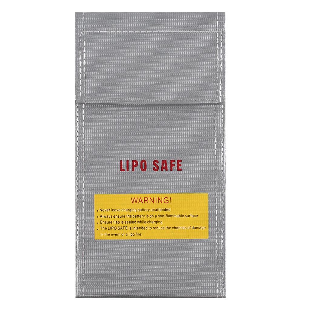 Large Flame-Retardant Fireproof Bag for Lithium Battery Charging Protection, 230x300mm