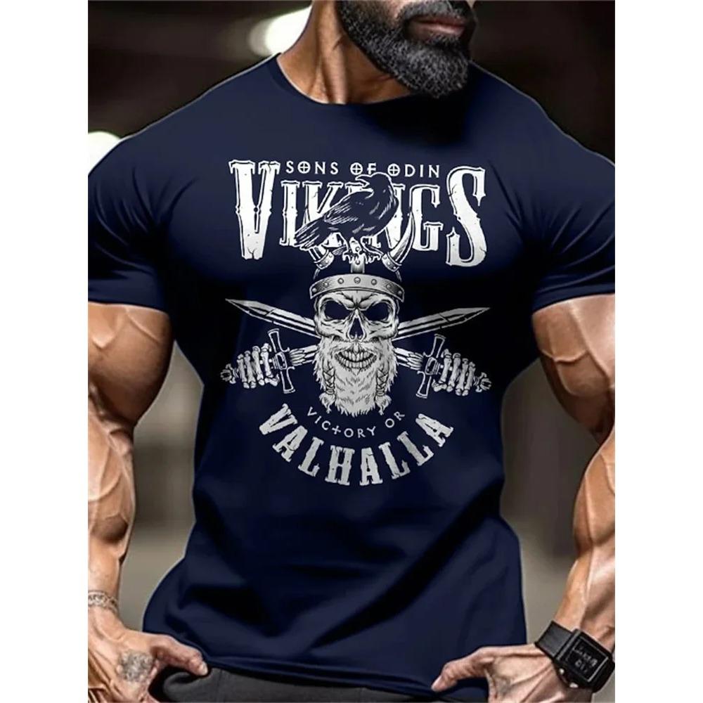 New Men's Fitness T-Shirt Fierce Gym Sports Short-Sleeved Top Quick-Dry Round Neck T-Shirt Fitness Competition Training Clothes