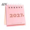 Functional Workstation Memo Pad Mini Desk Calendar 2027, Jan. 2027 to Dec. Standing Flip Small Desktop Time Management Tool Calendar, 12 Monthly