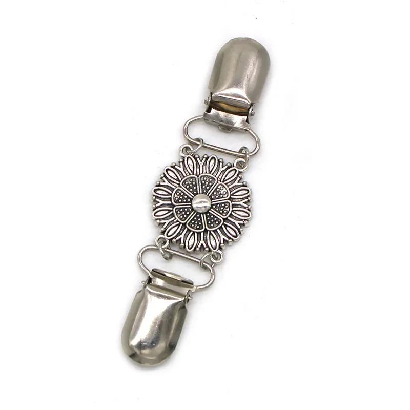 Popular Brooch Clip, Fashionable Vintage Cardigan Sweater Clip, Women's Scarf Buckle, Anti Glare Accessories