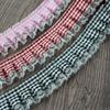 Mehrfarbige Bipleat-Spitzen-Aufkleber-Stoff als Hilfsmaterial Für Kleid Scrapbooking