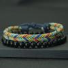 Noter New Bohemia Bracelet Set Hombre Handmade Braided String Charm Braslet Men Versatile Accessories 6 Colors Available Homme