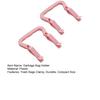 2PCS Garbage Bag Clamp, Durable Plastic Non-Slip Trash Bag Clips, Fastener Adjustable Fit with Handle Clip for Home Use
