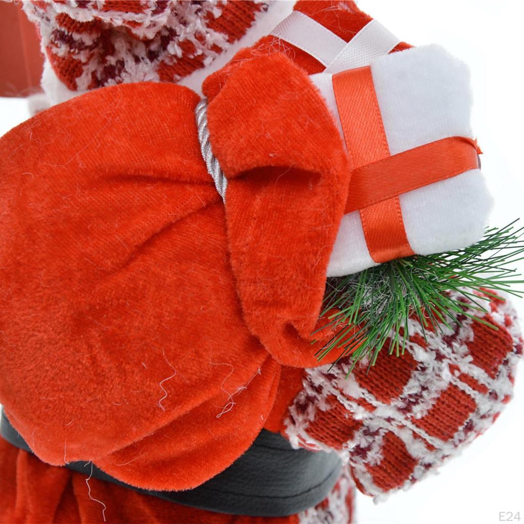 Santa Claus Figurines, Standing Figurines Decorations Gift for Indoor Home Office