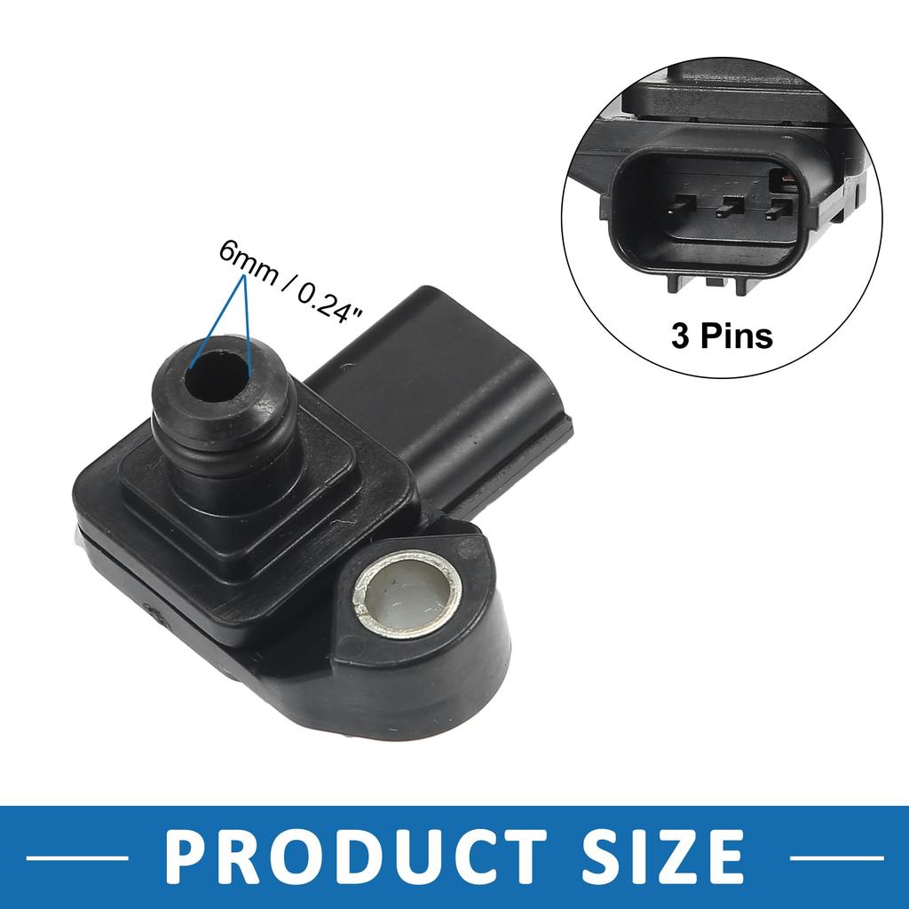 A ABSOPRO Car Intake Manifold Air Pressure Boost 37830-PNC-003 MAP Sensor Compatible with Hon Da Civic 2006-2011