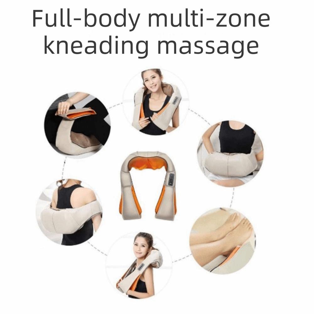 US EU Plug Shiatsu Massager 3D Kneading U Shape Massager Electric Neck Rest Massager  Home Use