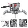 MOOXI Classic Military Space Wars Movie Weapons Gun Cannon Model MOC Bricks DIY Assembled Building Blocks Compatible Figures Toy