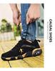 Men's Winter High-Top Leather Cotton Shoes - Warm, Velvet-Lined, Business Casual for Middle-Aged & Elderly