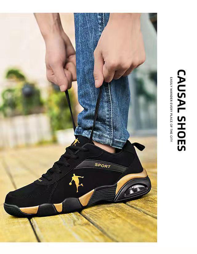 Men's Winter High-Top Leather Cotton Shoes - Warm, Velvet-Lined, Business Casual for Middle-Aged & Elderly