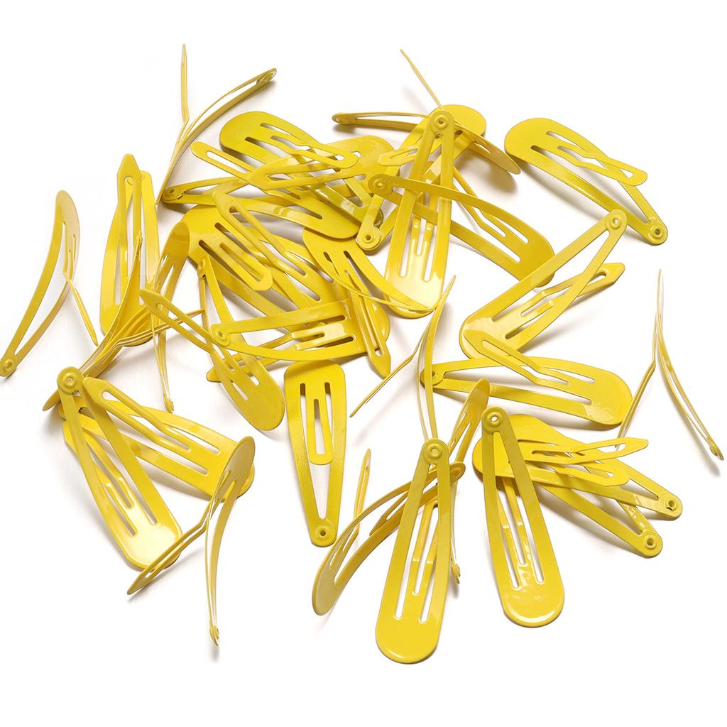 50Pcs Solid Colors BB Hairclips Girls Y2K Cute Small Barrettes Women Simple Metal Snap Clip Headdress Children Hair Accessories