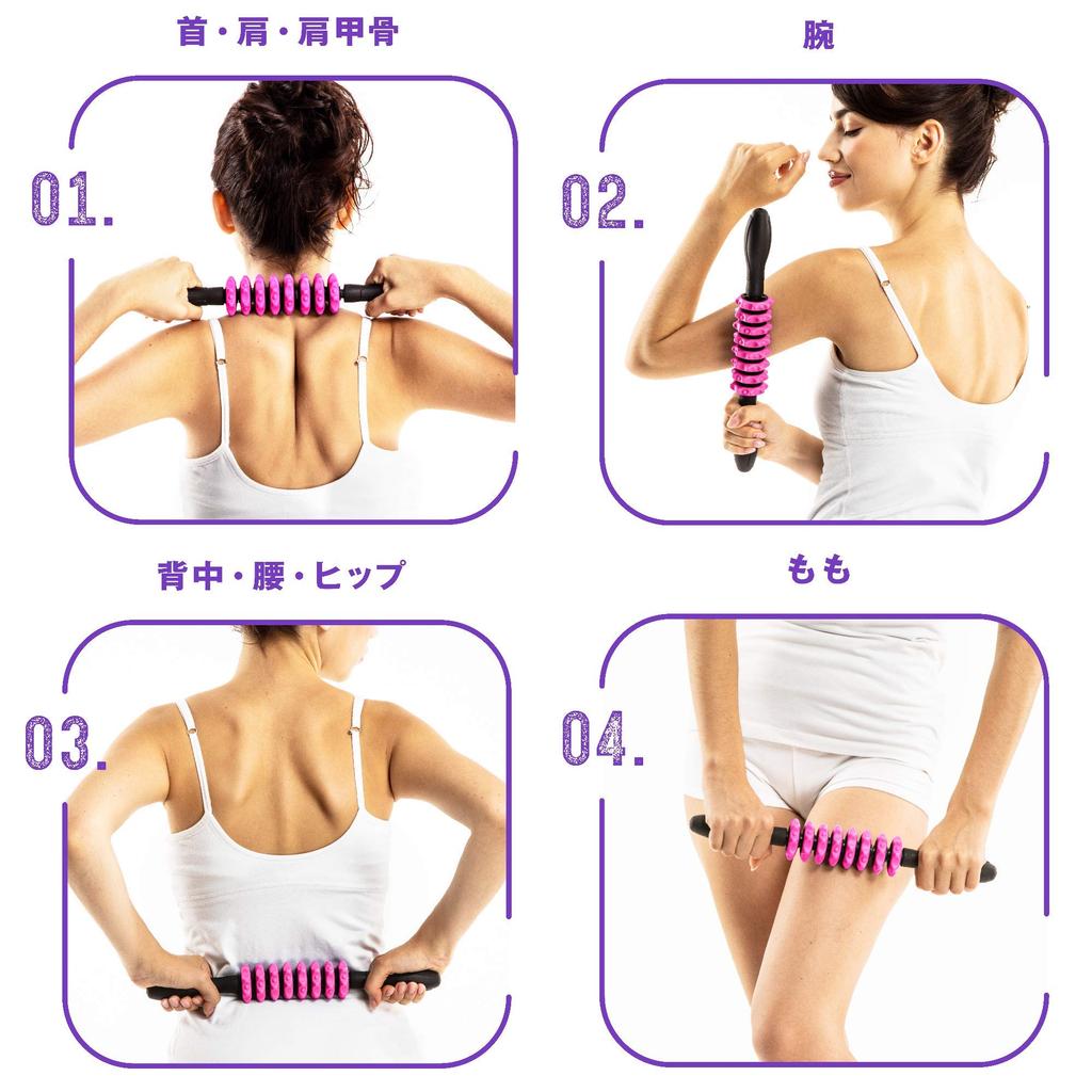 Fascia Roller Green Cellulite Roller Manufacturer La-VIE Stick-Type 3B-4754 [Genuine Product]